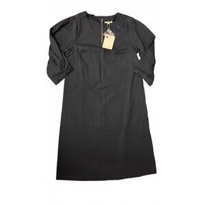 Fitzroy & Willa Women's Navy Midi Dress with 3/4 Sleeves Small NWT